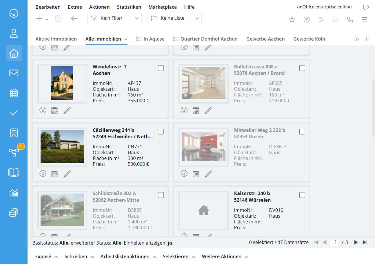 Tile view