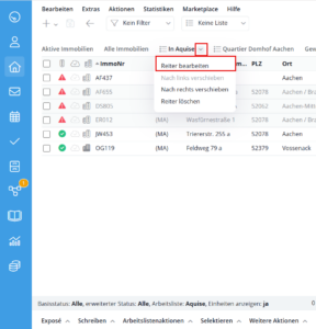 Modifica scheda lista 1