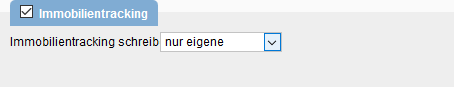 Immobilientracking Rechte verwalten